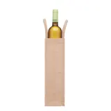 Pungă din iută pentru o sticlă Campo Di Vino – cu logo personalizat — fotografia 5