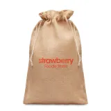 Săculeț cadouri de iută 30x 47 cm Jute Large – cu logo personalizat — fotografia 3