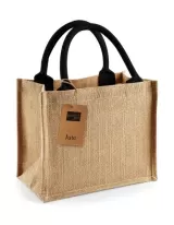 Sacoșe din iută Mini Gift Bag cu mânere diverse culori — fotografia 1