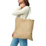 Geantă din iută Jute – cu logo personalizat — fotografia 5