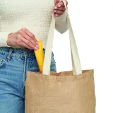 Geantă din iută Jute – cu logo personalizat — fotografia 6
