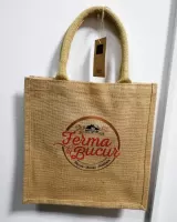 Sacoșă din iută midi - Jute Midi Tote — fotografia 6