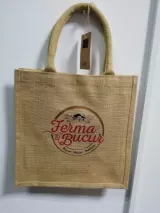 Sacoșă din iută midi - Jute Midi Tote — fotografia 7