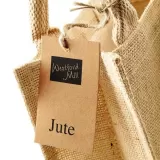 Sacosa Cadou din Iuta - Jute Petite Gift Bag – cu logo personalizat — fotografia 3