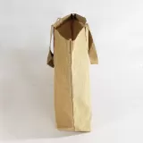 Sacose din iuta pentru cumparaturi cu manere lungi Elegant Shopper – cu logo personalizat — fotografia 2