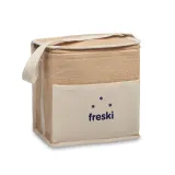 Geantă frigorifică din iută și Lona – cu logo personalizat — fotografia 6