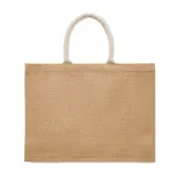 Geantă de cumpărături din iută Baga – cu logo personalizat — fotografia 4