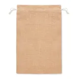 Săculeț cadouri de iută 30x 47 cm Jute Large – cu logo personalizat — fotografia 2