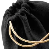 Saculet din iuta NEGRU - Jute Stuff Bag Black – cu logo personalizat — fotografia 3