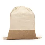 Rucsac din bumbac/iută Wilkes – cu logo personalizat — fotografia 1