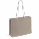 Sacosa cumparaturi iuta Hintol – cu logo personalizat — fotografia 5