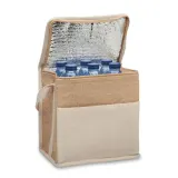 Geantă frigorifică din iută și Lona – cu logo personalizat — fotografia 3
