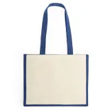Sacoșă Nantes laminată din iută 320 g/m² – cu logo personalizat — fotografia 2