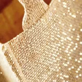 Sacose din iuta cu fiiruri aurii - Shimmer Jute Mini Gift Bag – cu logo personalizat — fotografia 4
