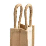 Sacoșă Belona laminată din iută – cu logo personalizat — fotografia 4
