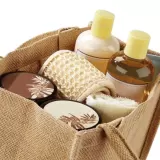Sacoșe din iută Mini Gift Bag cu mânere diverse culori — fotografia 4