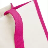 Sacosa pictat clasic bumbac si Iuta - Printers' Jute Classic Shopper – cu logo personalizat — fotografia 5
