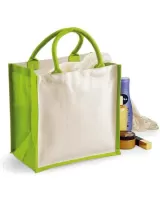 Sacosa pentru pictat din iuta si bumbac - Printers' Midi Jute Bag – cu logo personalizat — fotografia 6