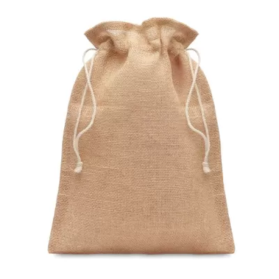 Săculeț mediu de iută 25x32cm – cu logo personalizat
