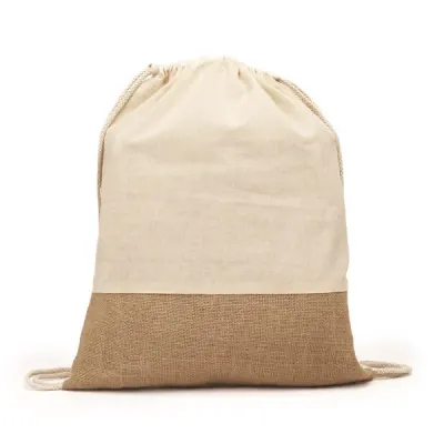 Rucsac din bumbac/iută Wilkes – cu logo personalizat