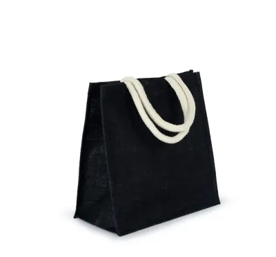 Geantă de pânză din iută – mare – cu logo personalizat