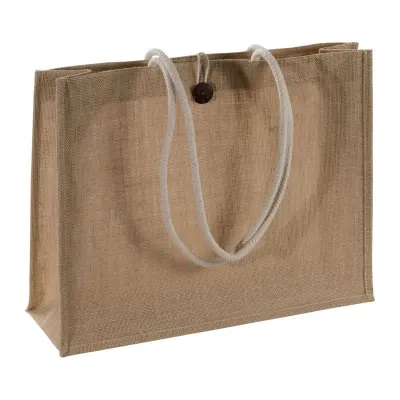 Sacoşă din iută Kastamonu, 320 g/m² – cu logo personalizat