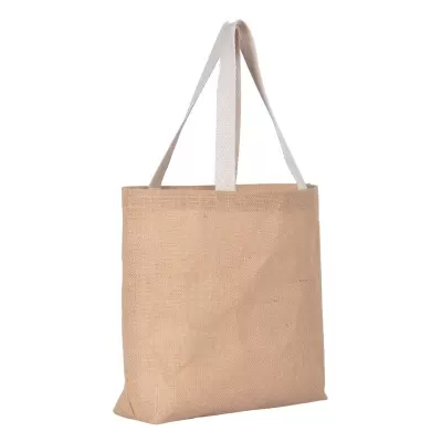 Sacosa din iuta cu maner din bumbac 39x30x10cm – cu logo personalizat
