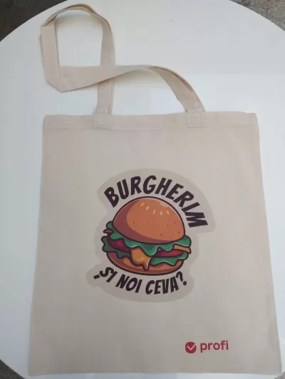 Sacose din Bumbac SBT 145 g/m² - Natur – cu logo personalizat