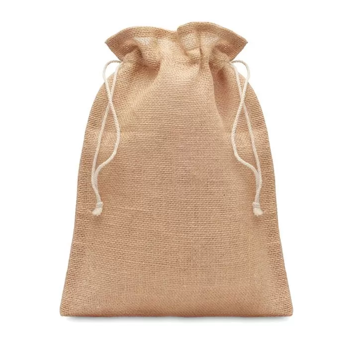 Săculeț mediu de iută 25x32cm – cu logo personalizat