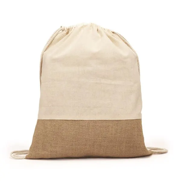 Rucsac din bumbac/iută Wilkes – cu logo personalizat